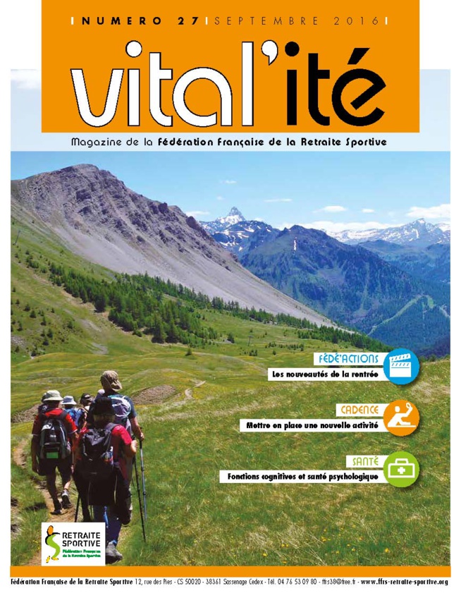 Vitalité n°27 - SEPTEMBRE 2016 Vitalité n°27 - SEPTEMBRE 2016