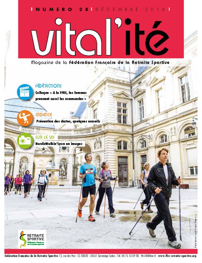 Vitalité n°28 - DECEMBRE 2016 Vitalité n°28 - DECEMBRE 2016