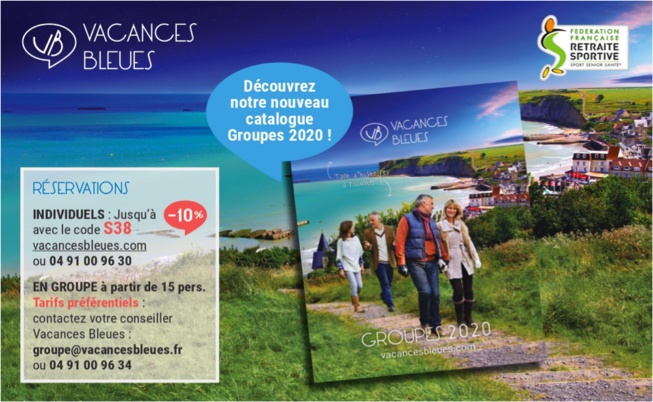 VACANCES BLEUES PRÉSENTE SON CATALOGUE GROUPES 2020