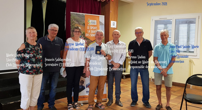 UNE MÉDAILLE FFRS DANS LE VAR UNE MÉDAILLE FFRS DANS LE VAR