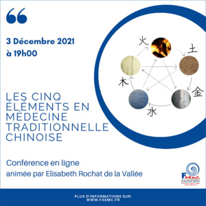CONFÉRENCE : LES CINQ ÉLÉMENTS CONFÉRENCE : LES CINQ ÉLÉMENTS