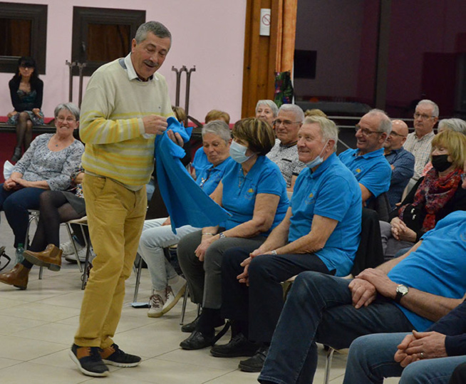 Christian Fazzino vient de prendre possession du polo du club Christian Fazzino vient de prendre possession du polo du club