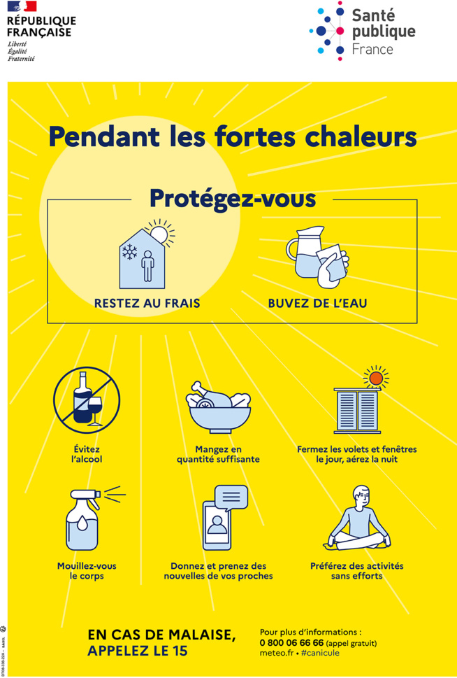 Canicule et fortes chaleurs : les gestes à adopter