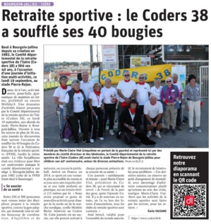 40 ans du Coders de l'Isère et de la FFRS 40 ans du Coders de l'Isère et de la FFRS
