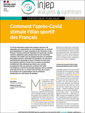 BAROMÈTRE NATIONAL DES PRATIQUES SPORTIVES BAROMÈTRE NATIONAL DES PRATIQUES SPORTIVES