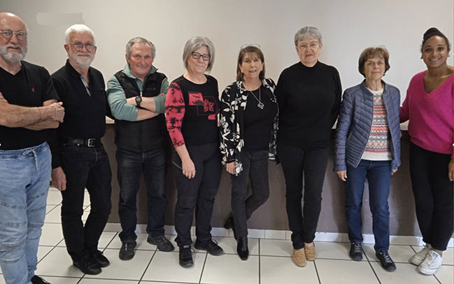 De gauche à droite : J.-P. Maurige, P. Archer, G. Grenier, M. Herrero, S. Giron, F. Debray, M. Olivier, L. Scortesse (CTF) De gauche à droite : J.-P. Maurige, P. Archer, G. Grenier, M. Herrero, S. Giron, F. Debray, M. Olivier, L. Scortesse (CTF)