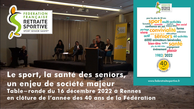 Le sport, la santé des seniors, enjeu de société majeur Le sport, la santé des seniors, enjeu de société majeur