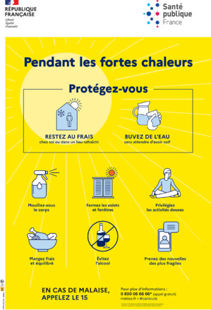 PRÉVENTION : ATTENTION AUX FORTES CHALEURS PRÉVENTION : ATTENTION AUX FORTES CHALEURS