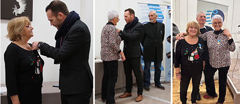 DEUX MÉDAILLES BIEN MÉRITÉES DEUX MÉDAILLES BIEN MÉRITÉES
