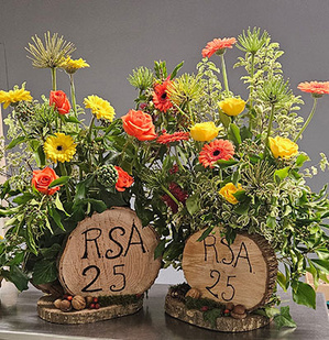 Une magnifique décoration préparée par un adhérente