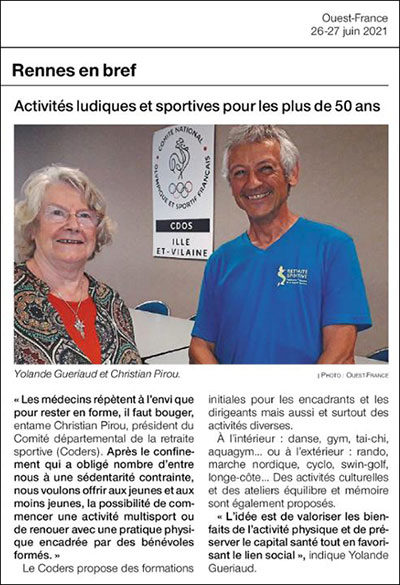 DES MÉDAILLÉS EN BRETAGNE : JACQUELINE ET JEAN-LOUIS DES MÉDAILLÉS EN BRETAGNE : JACQUELINE ET JEAN-LOUIS