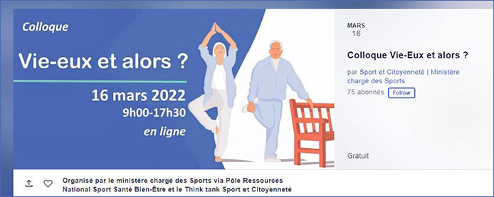 REDIFFUSION : LE COLLOQUE "VIE-EUX ET ALORS ?" REDIFFUSION : LE COLLOQUE "VIE-EUX ET ALORS ?"