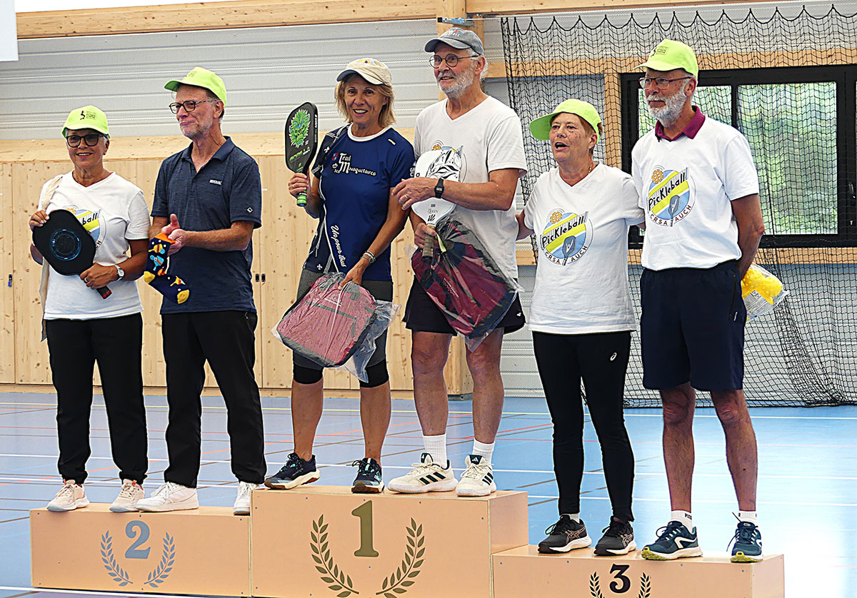 Le podium mixte