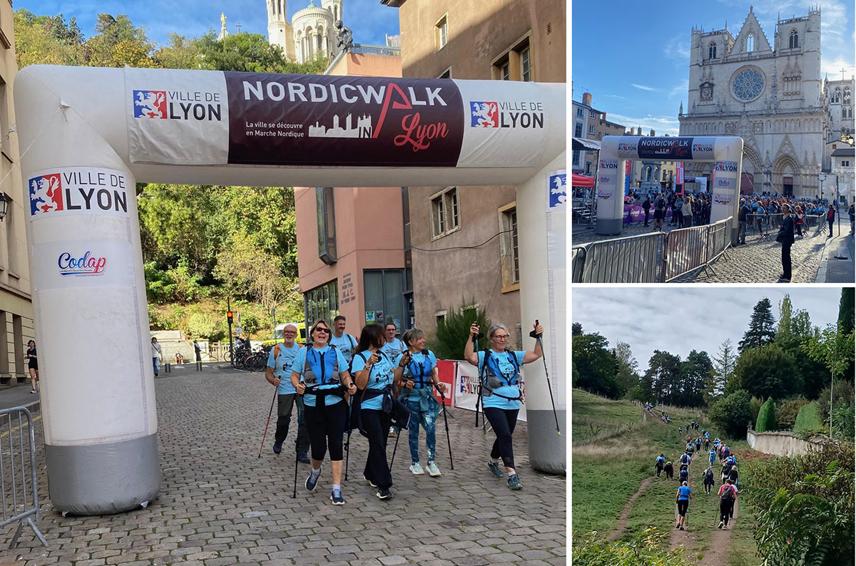 DES ISÉROIS AU NORDIC WALKIN LYON