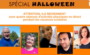 Quatre séances d'activités physiques en direct Quatre séances d'activités physiques en direct